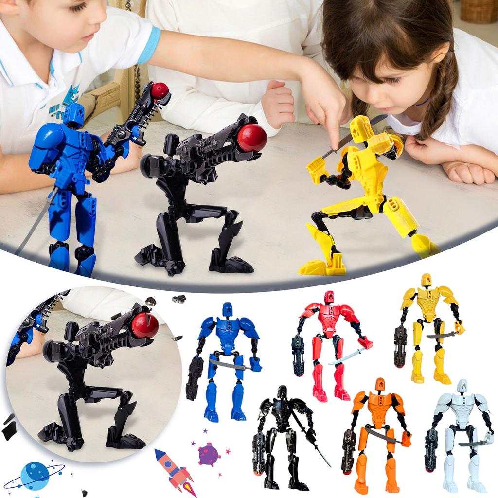 Doll 13-joint Movable 3D Printed Doll Toy 3rd Generation Dummy Doll DIY Full Body Decompression