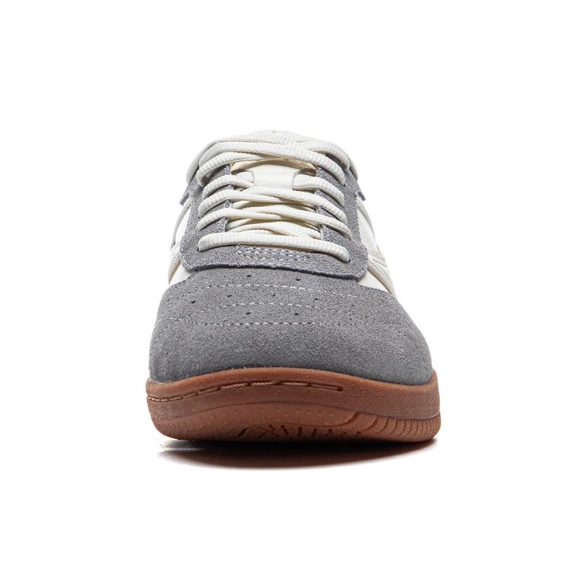 Li Ning Ping Pong Series Comfortable Fashion Trendy Versatile Low-Top Casual Shoes Unisex Casual Shoes Gray AZGU151-7