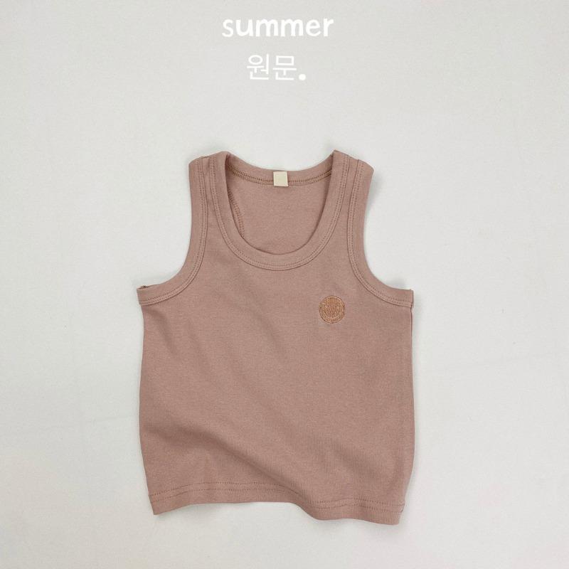 Kids Summer Thin Round Neck Cotton Sleeveless Tank Top For Toddler Boys And Girls