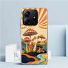 Boho Hippy Mushroom Sunrise Soft Cover for Xiaomi Redmi Note 15 14 13 12 Pro Plus Phone Case 14S 11S 11T 11E 10S 10 4G Pattern S