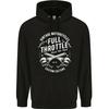 Full Throttle Motorcycle Biker Motorbike hoodie-Casual Pullover Sweatshirt