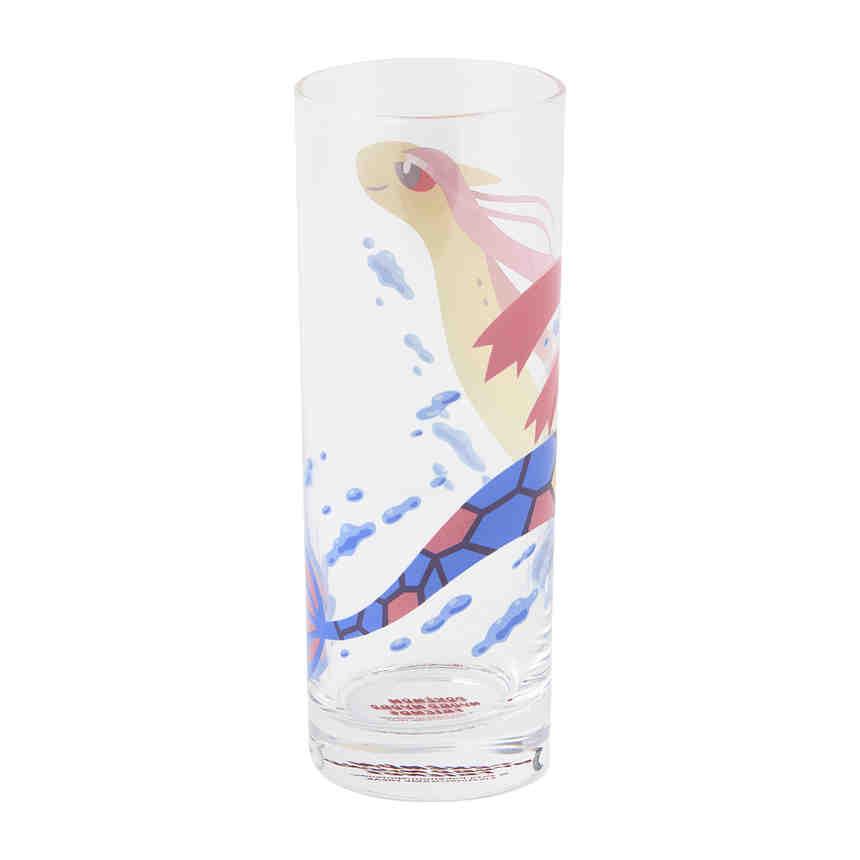 POKEMON Pokemon Center Winding Pokemon Friends Tall Glass Tumbler (Milotic)