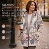 Casaco de comprimento médio com fecho e forro de fleece Sherpa macio, Camada exterior casual resistente ao vento para dias frescos de primavera e outono, Roupas casuais para o dia a dia na rua
