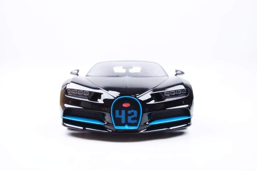 Kyosho KSR 08664 BK Bugatti Chiron 42 Black Limited Edition 300 pieces worldwide