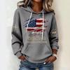 2026 Spring Collection Women's 3D Double Hood Digital Print Hoodie - Fashion Streetwear