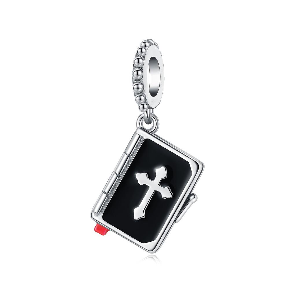 2026 Angel Eyes Cross Charm Positioning Buckle Charm Bead Jewelry Bracelet Accessories 925 Silver Girl