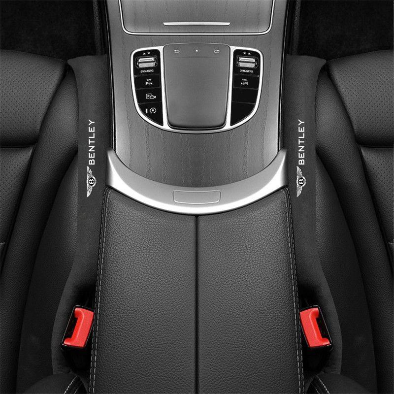 Suede Cotton Car Seat Gap Filling Side Seam Plugs Leak-proof Strips For New Bentley Flying Spur Continental GT Bentayga Mulsanne