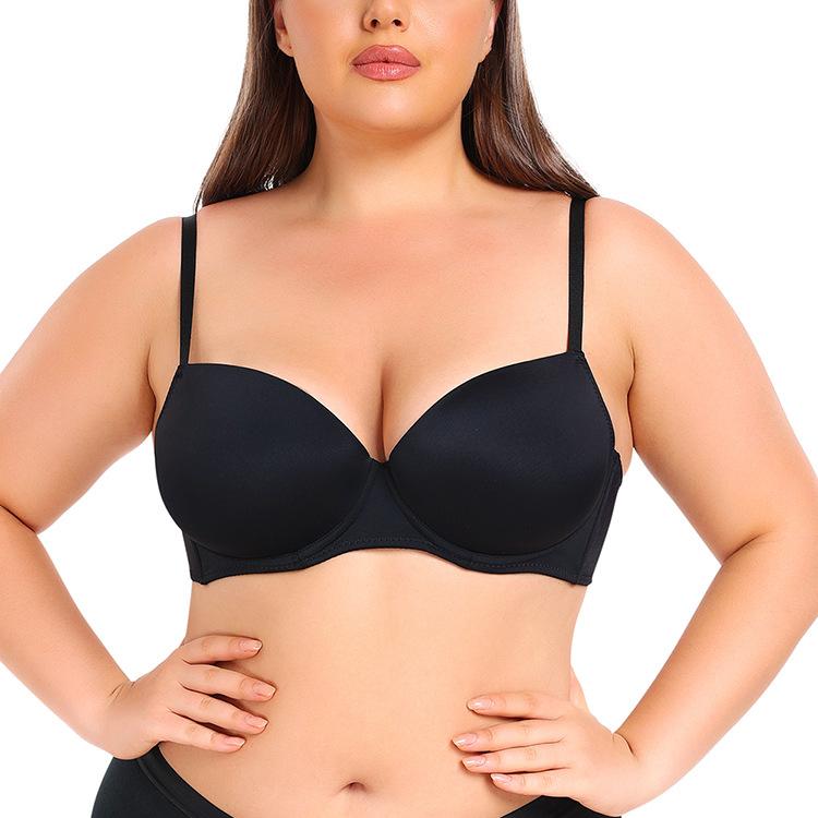 

Oversized Push Up Underwire Bra, Plus Bras BCDE Cups Full Figure Supportive Lingerie for Large Bust Women 36E