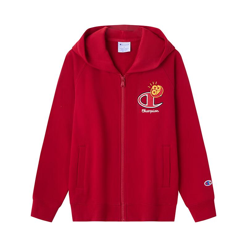Champion Kids' Embroidered Full-Zip Hoodie