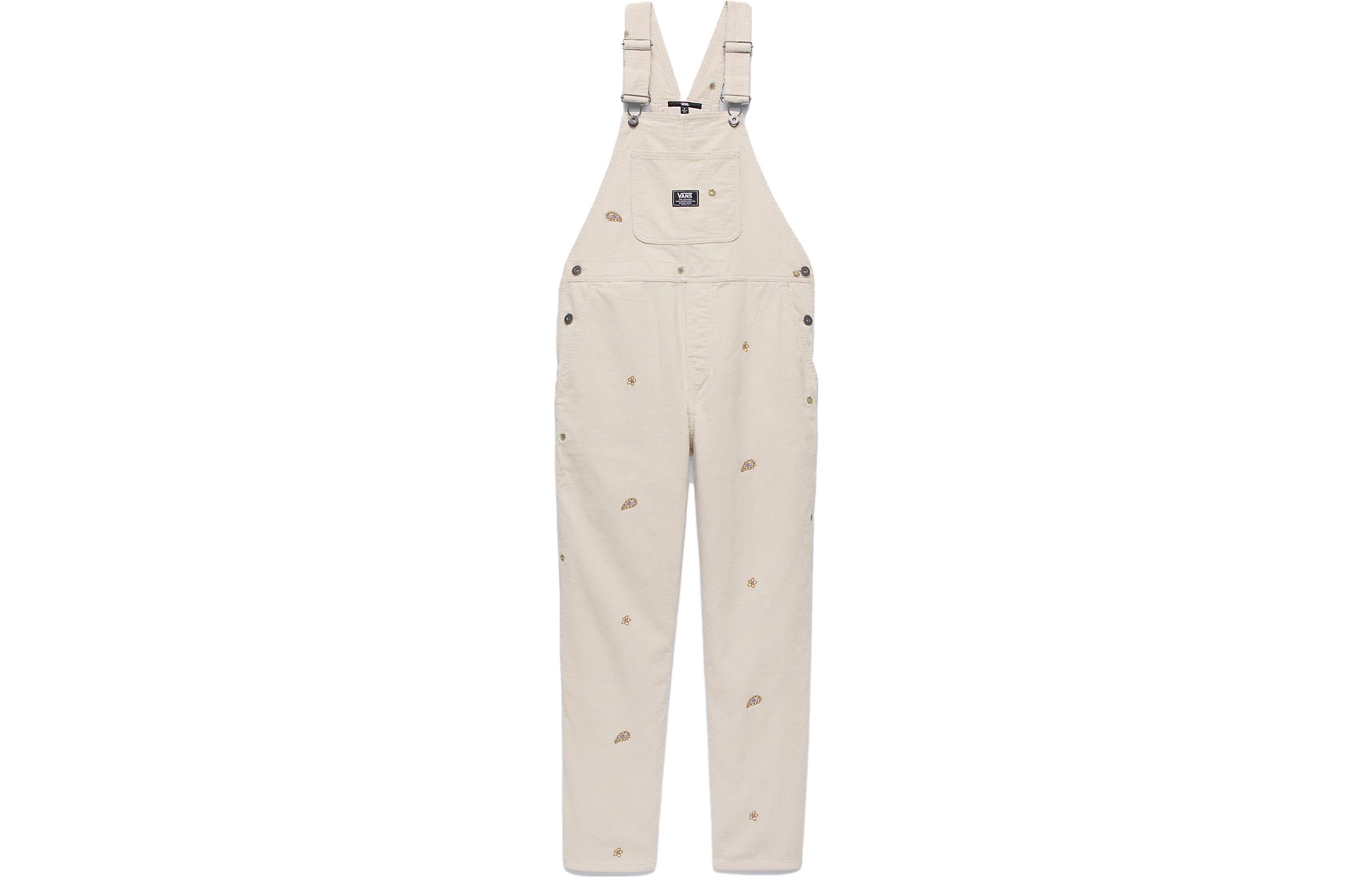 Vans GROUND WORK HOLLYWELL Overalls Women s Ecru Moderate Overalls VN00074W2N1 S