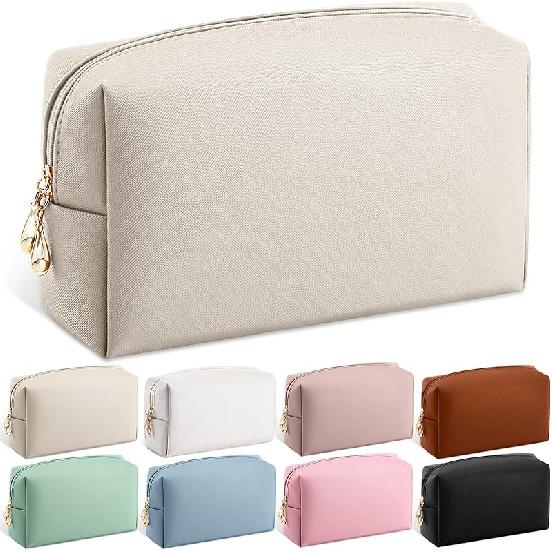 Кожаная косметичка Kigeli из ПУ-кожи, широкое открытие, водонепроницаемый органайзер для туалетных принадлежностей с отделениями, дорожная сумка, подарки на день рождения, День святого Валентина