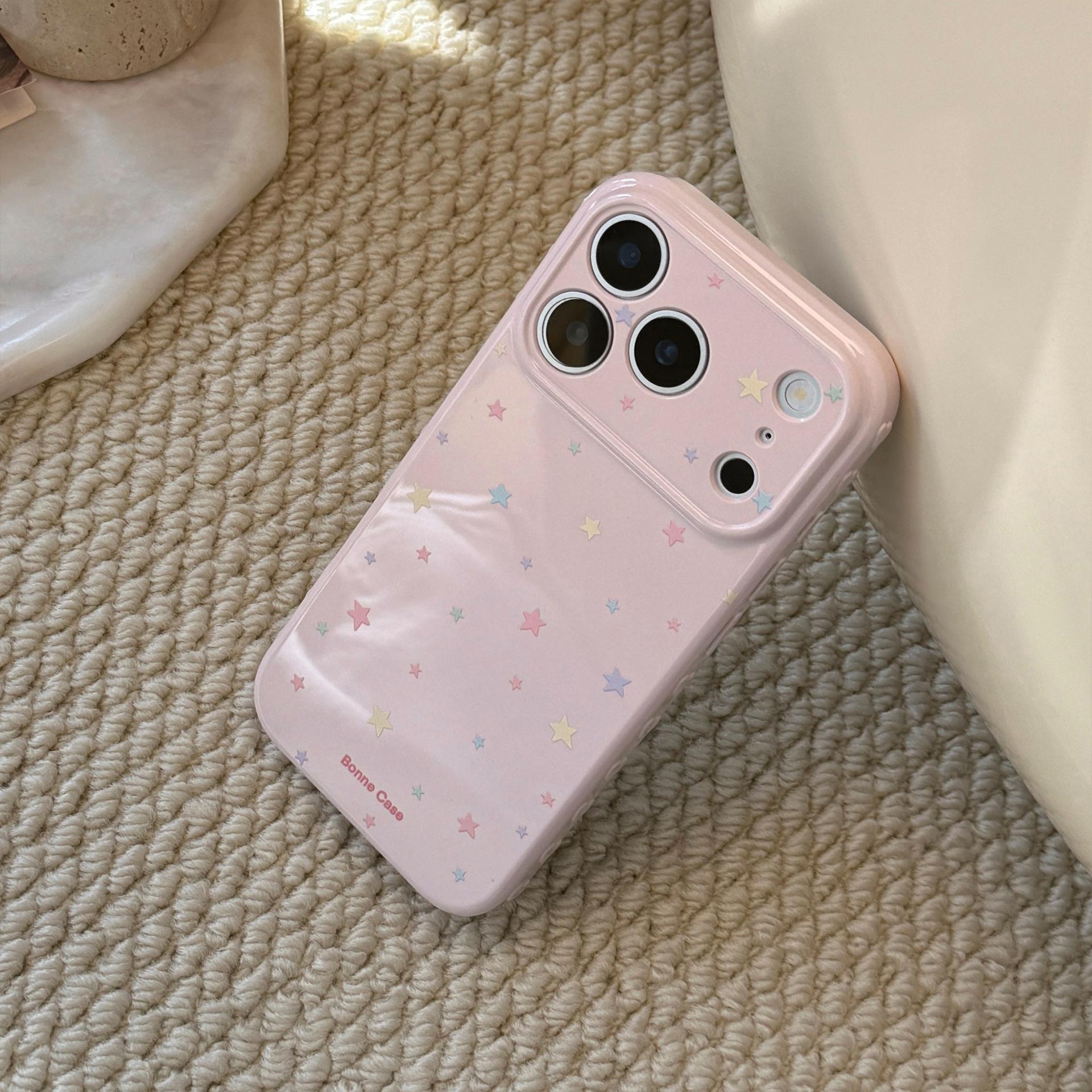

Magnetic Gilded Star Stand Case for iPhone 11, 13, 15, 16, and 17 Pro Max 11