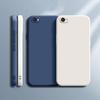 Custodia Morbida Quadrata in Silicone Liquido Per iphone 6 6s 7 8 Plus SE 2020 2022 Custodia per Telefono Quadrata Lusso Classico Funda