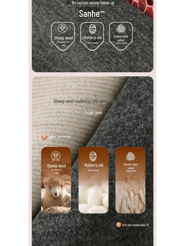 Men's Thermal Underwear Top - Velvet Lined, Thickened Long-Sleeve for Autumn/Winter Cold Protection