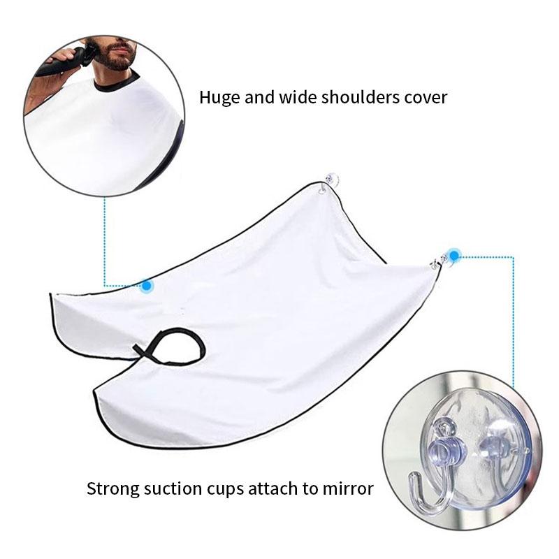 Men's Home Shaving Scarf Shaving Cloth Hair Cutting Hat Hair Cutting Apron Dirt Proof Keep Clean Shaving Tool