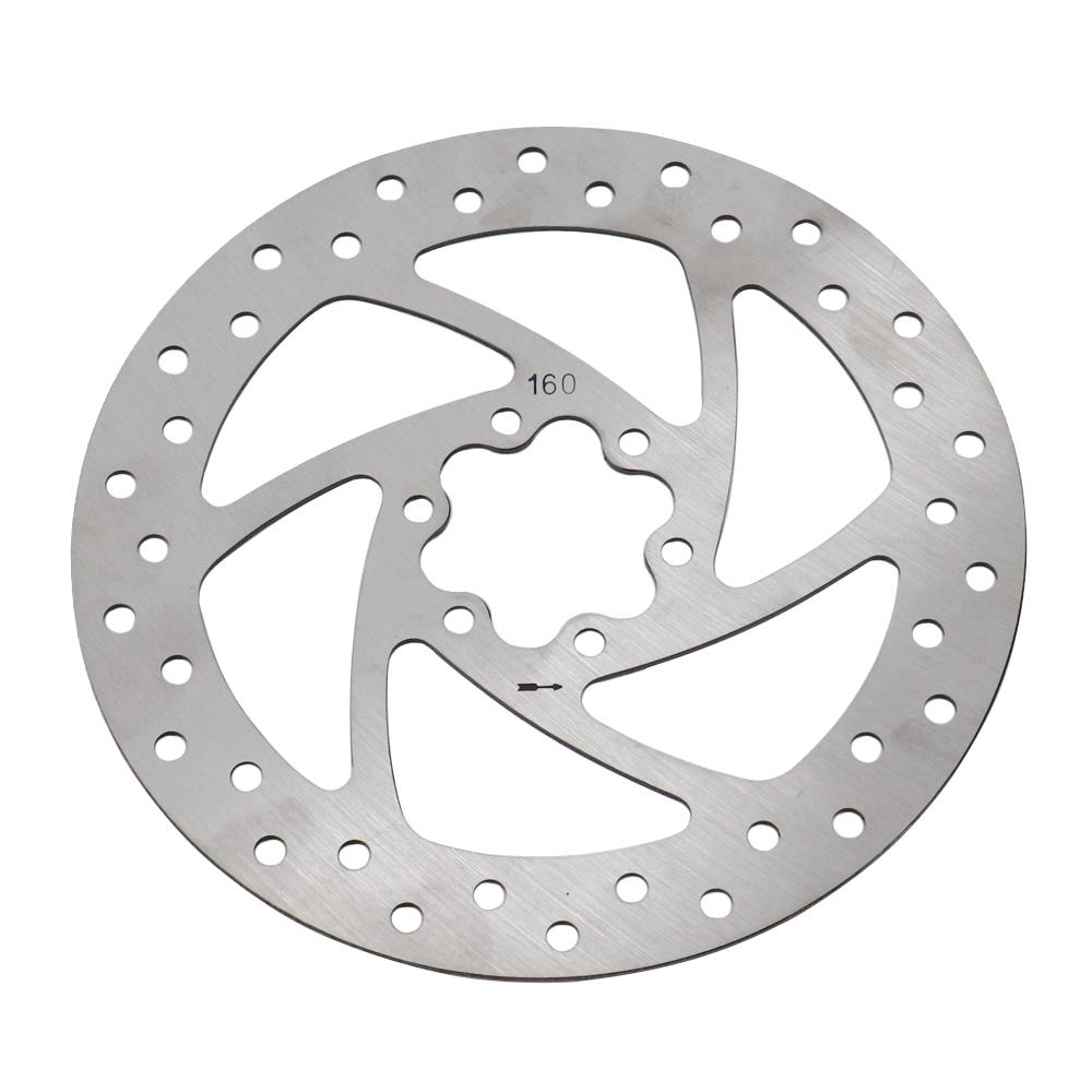New Outdoor Cycling Disc Brake Piece Rotor 160mm Stainless Steel Disc Brake Electric Scooter Brake Pads with Screws For MTB