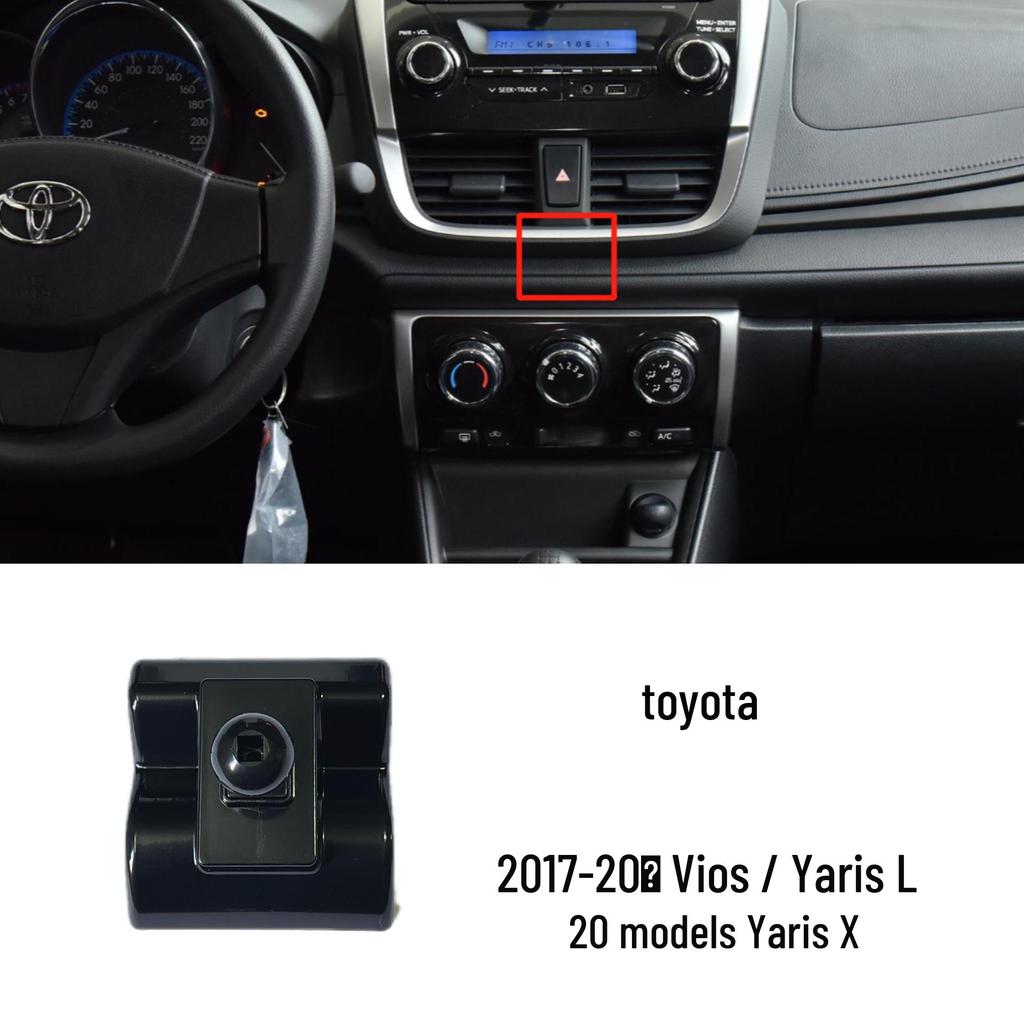 Car Phone Holder for Toyota 6th Gen Camry, Corolla, Highlander - Clip Base Accessory