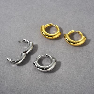 Light Luxury Circle Earrings Exaggerated Ear Buckle New Hoop Earrings  Jewelry Gifts