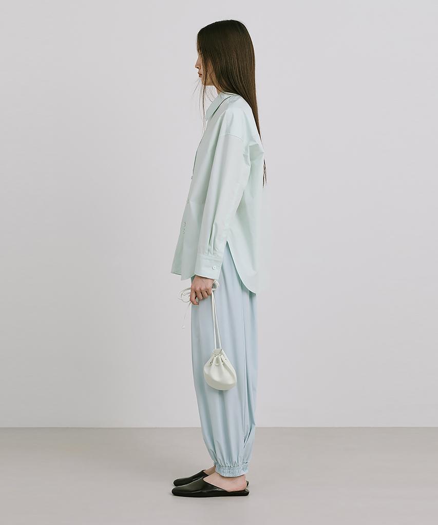Bundercammer Shirred Moon Jar Pants_Light Blue