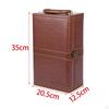 Box PU Leather with Accessories Stopper, Pourer, Corkscrew, for Lover Gift Holiday Events