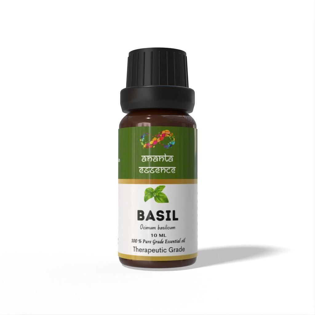 Ätherisches Ananta-Basilikumöl 10 ml | Kräuterduftöl | Für Diffusoren und Raumdüfte