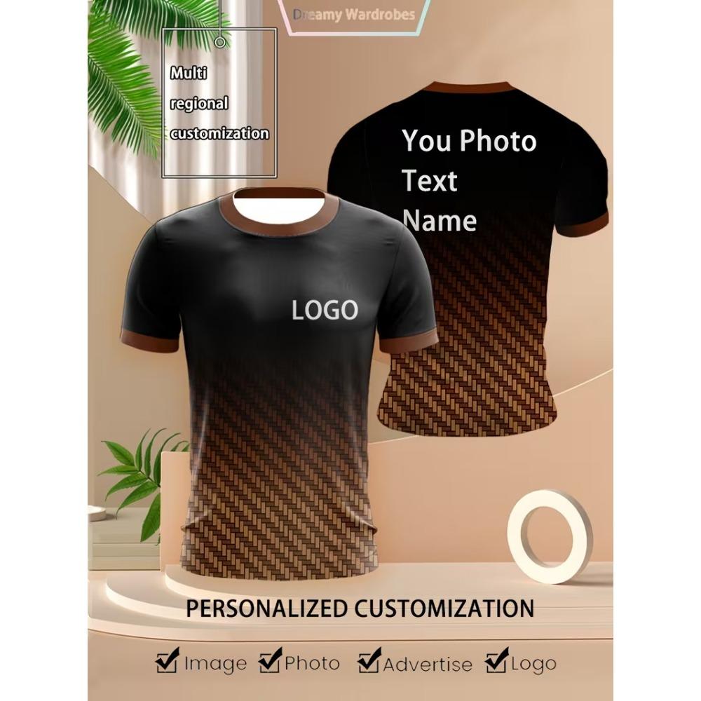 Custom Soccer Jersey Personalized Add Logo Text Photo Number Men
