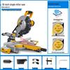 LUXTER Rocker 10" Sliding Compound Miter Saw, 255mm Aluminum Body, 45° Woodworking Aluminum Cutting Machine