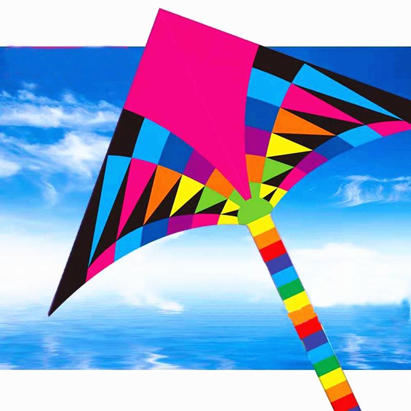 Fairy Style Large Triangle Kite for Adults and Children - Easy to Fly
