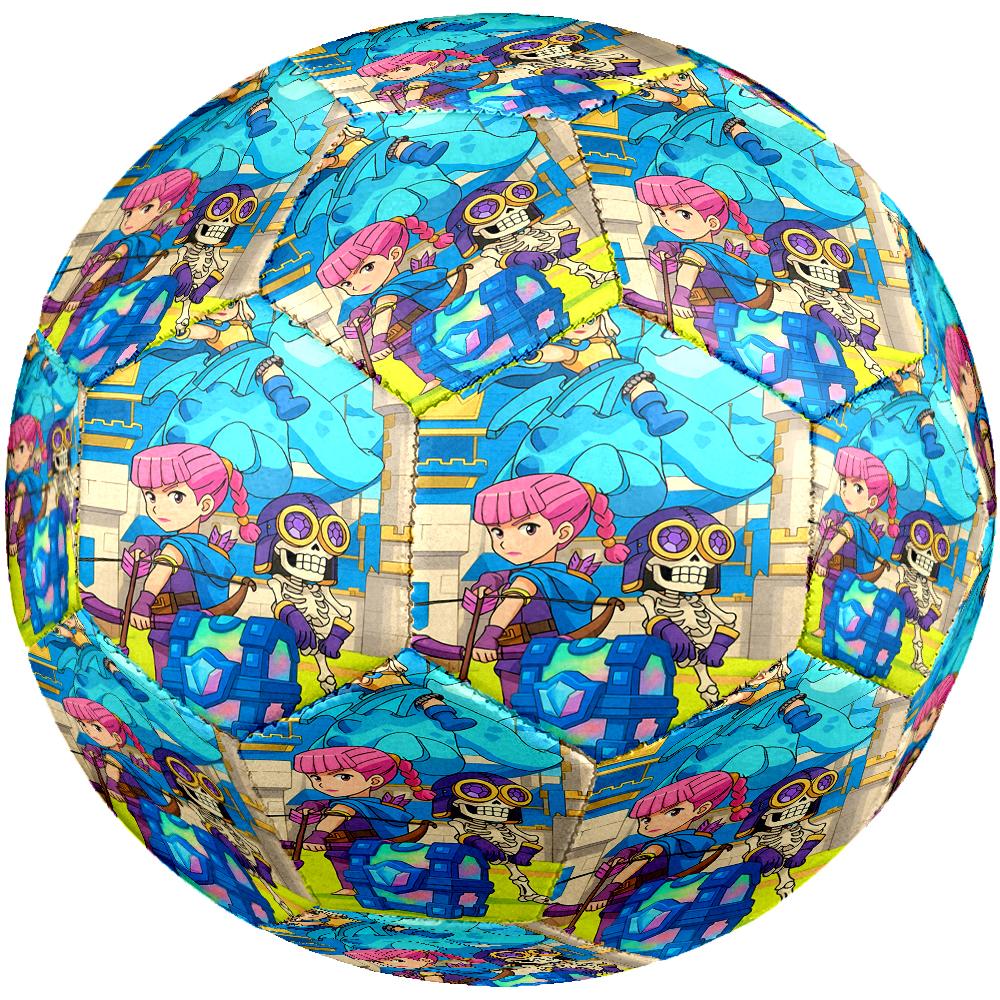 Clash Royale Theme Size 5 Soccer Ball, Suitable for Both Indoor and Outdoor Matches, a Gift Suitable for Everyone.