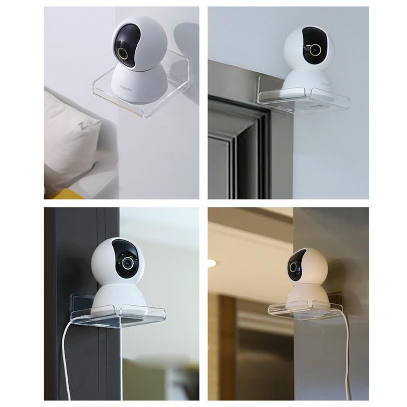 Efficient Wall-Mounted Bracket Acrylic Soap Support for Security Monitorings