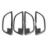 For BMW 5 Series F10 F11 2011-2016 Carbon Fiber Car Door Handle Bowl Frame Cover