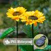 1PC LED Solar Sunflower Outdoor Lawn Light IP65 Waterproof Pathway Yard Wedding Holiday Garden Decoration Solar Flowers Lamp