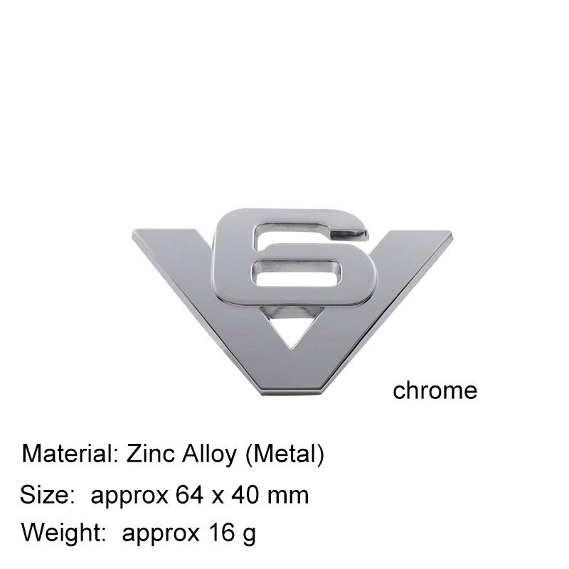 3D Car Styling V6 V8 Triton V10 for F150 F250 F350 Mustang Shelby GT 350 500 Cobra Car Hood Fender Trunk Rear Nameplate Decal Emblem Badge Sticker