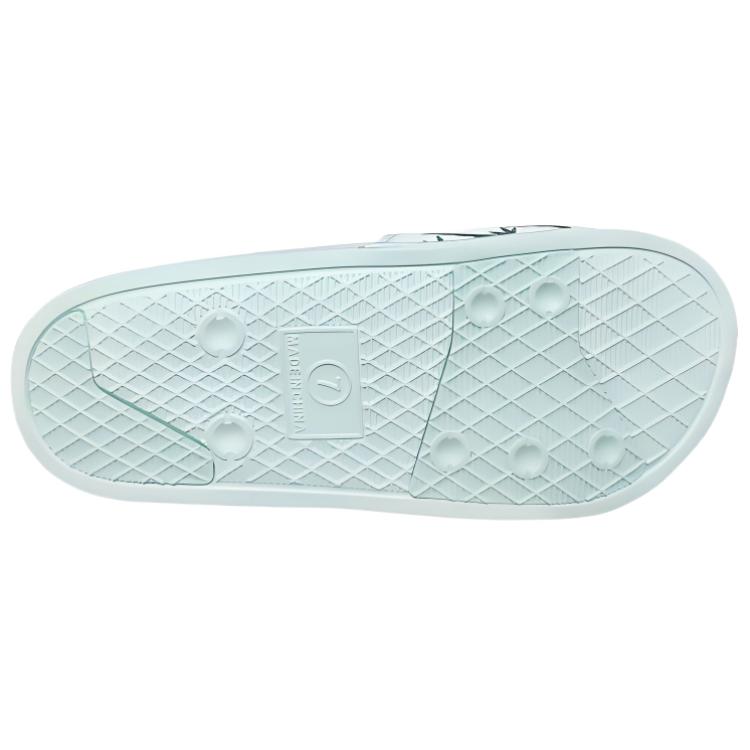 New LiNing Do Not Enter The River EVA Quiet Slide Slippers Unisex Blue ABTP003-5