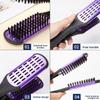 Hairdressing Straightener Nylon Hair Straightening Double Brushes V Shape Comb Clamp Not Hurt Styling Tools DIY Home