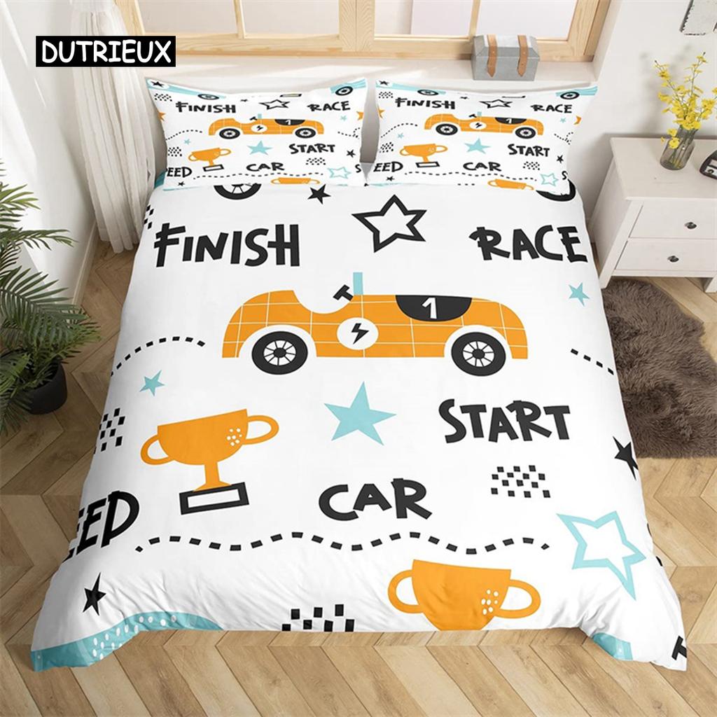 Cartoon Animal Duvet Cover Twin King Cute Cat Bedding Set Microfiber Paw Butterfly Floral Comforter Cover For Kids Girl Bedroom
