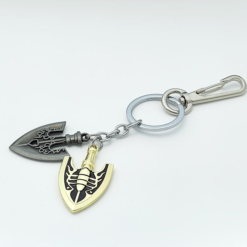 Golden Wind Stand Arrow Keychain - JOJO's Bizarre Adventure Backpack Charm
