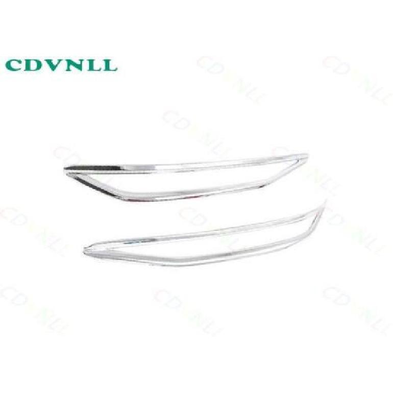 For Chevy Blazer -24-2025 Chrome Silver Rear Fog light Decor Frame Trim 2PCS