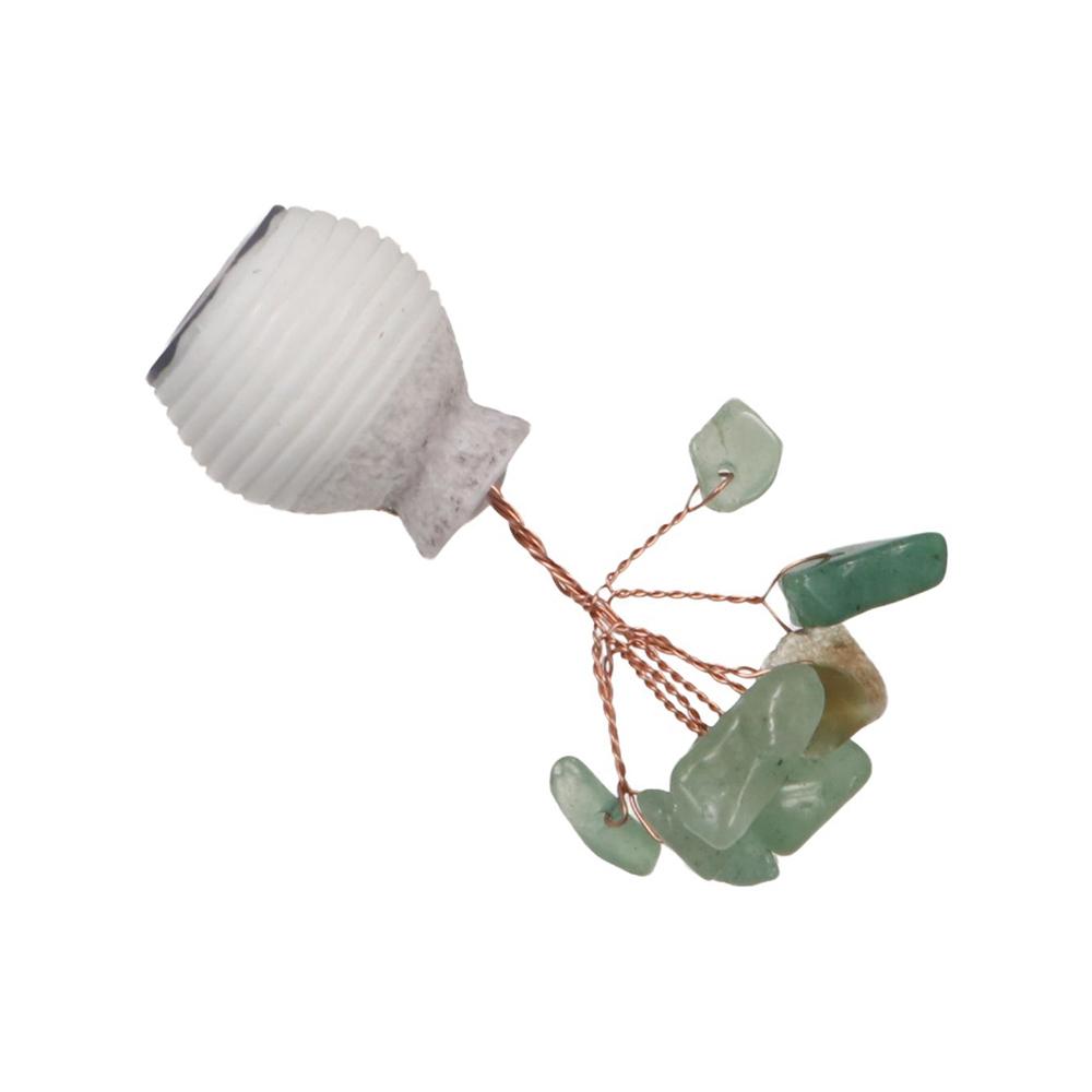 Model Mini Tree Ornaments Multicolor Crystal Wishing Tree Ornaments Vase Crystal Tree  Home Decor