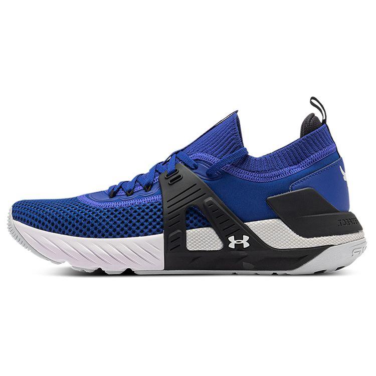 Under Armour Men s UA Project Rock 4 Training Shoes Royal Blue Black White 3023695-400 40