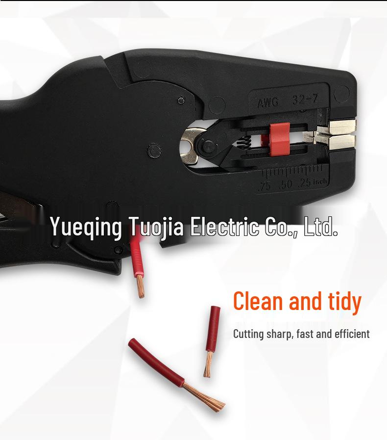European Crimping Pliers and Wire Stripper Set for Pin-Type Ferrules