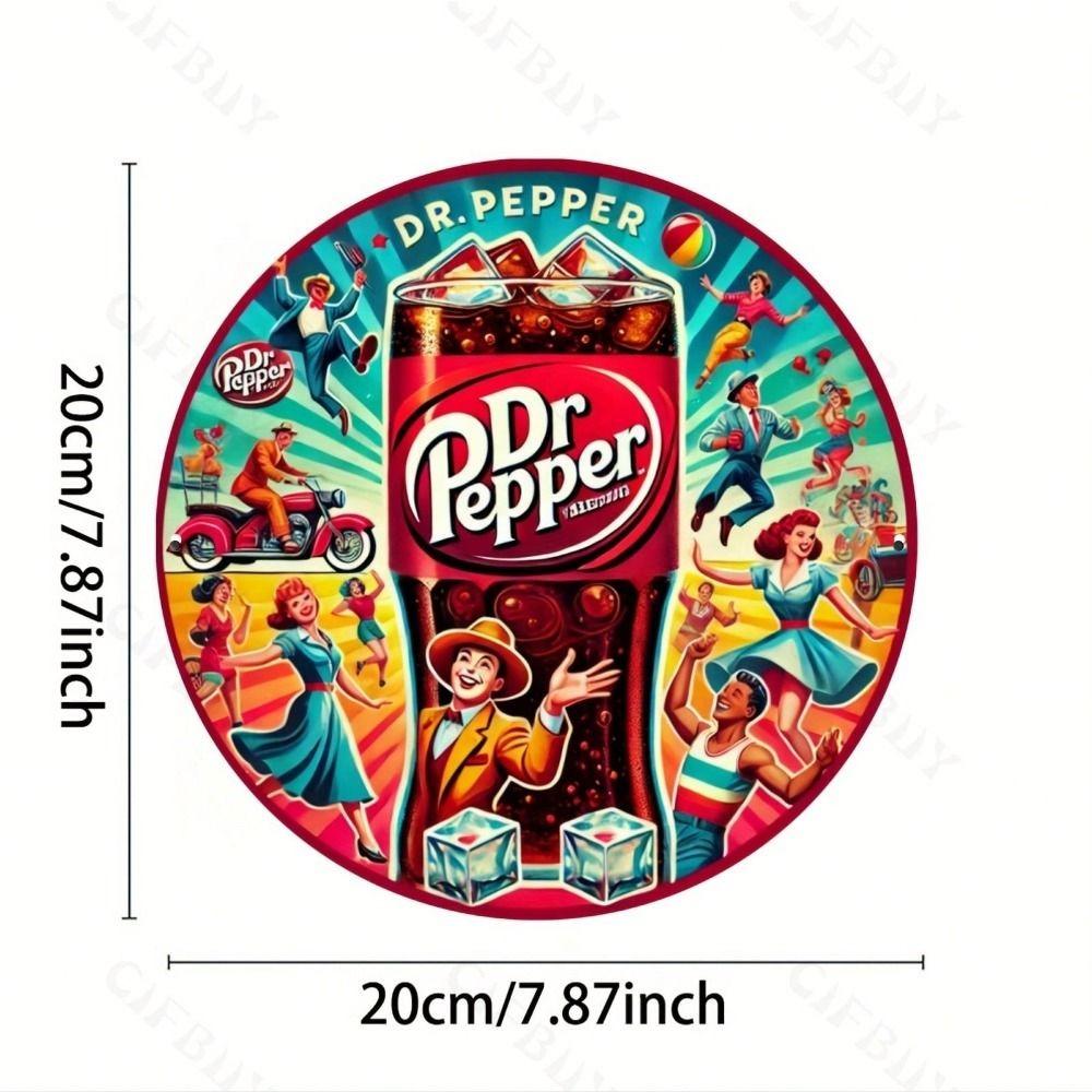 **Tin Sign Retro Metal Poster Wall Art Home Decor 20x20cm**