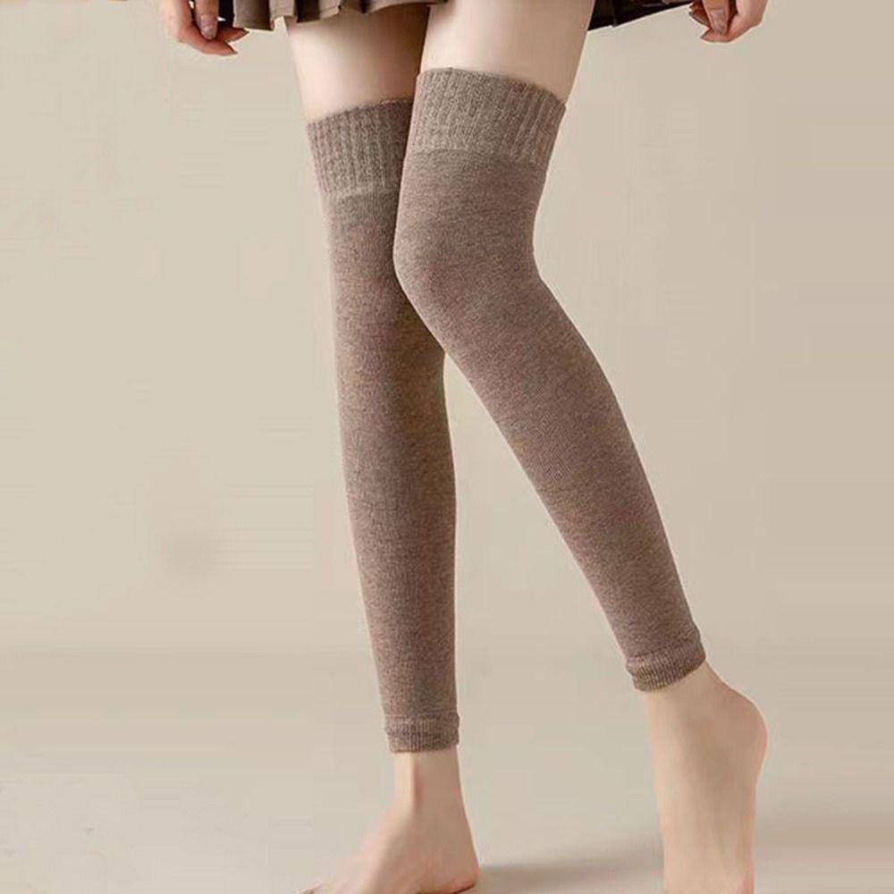 Farbige JK-Uniform für Mädchen Kniestrümpfe Damen Beinwärmer Lolita Armstulpen Gestrickte Fußabdeckung