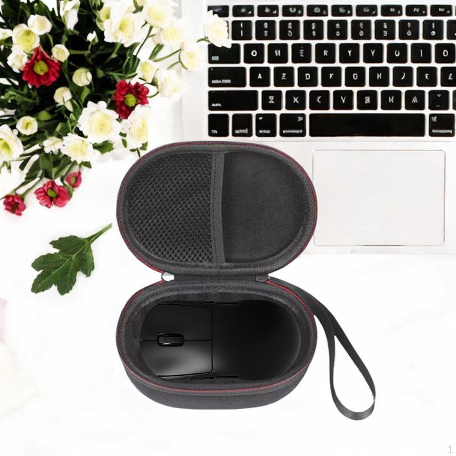 

Чехол для мыши EVA, защитная сумка для хранения, жесткая дорожная сумка для офиса и улицы чёрный