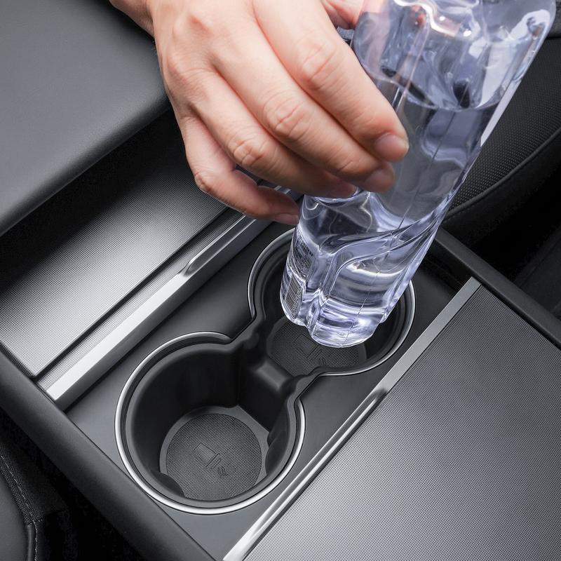 For Tesla Model Y Juniper center console cup holder, car cup limiter, cup holder protective cover, interior supplies