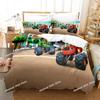 Set de așternut Blaze Cartoon Monster Machines Cearșaf de plapumă imprimat single Huse de pernă Seturi de 3 piese Dimensiuni pentru copii și adulți