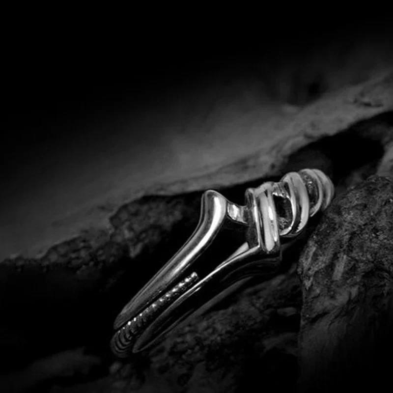 Anime Evangelion Rings Spear of Longinus Adjustable Open Ring Personality Men Jewelry Gifts