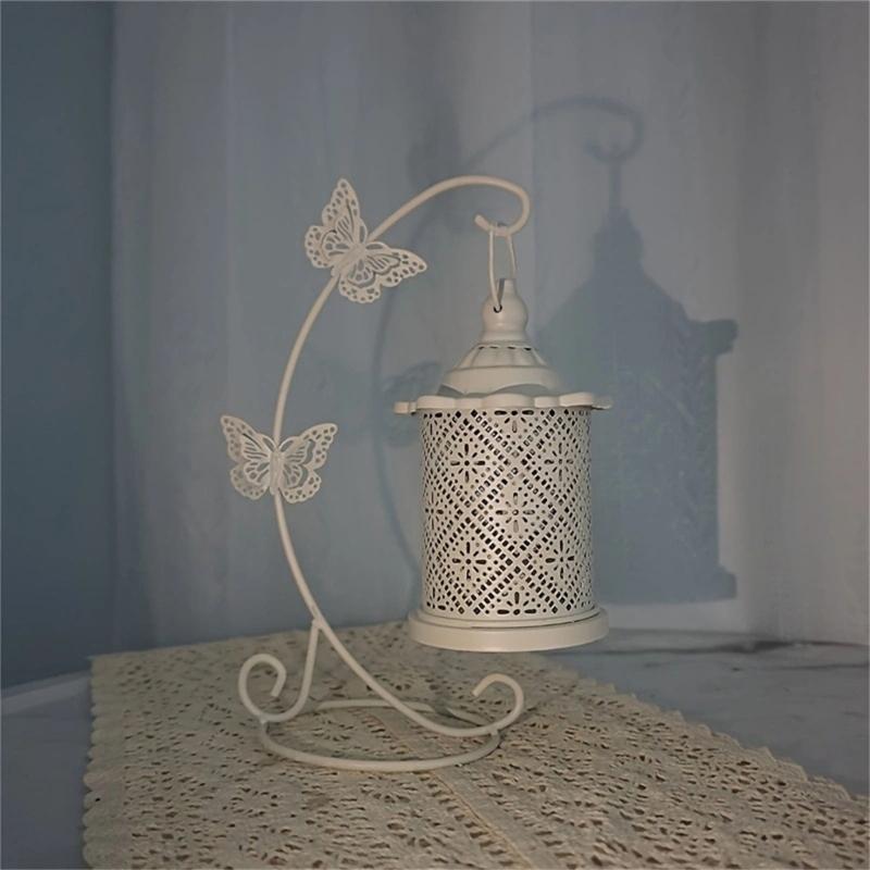 Vintages Hanging Freestandings Irons Lanterns Hollows Carving Romantics Dinner Wedding Decoration