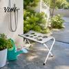 Dog Nail Trimming Helper Grooming Hammock Stand, Foldable Cat Bath 8-Hole Pet Professional Supplies Washing Station for Small Medium Dogs, And Bathing