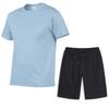 Herren Sommer Sport Freizeit Set: T-Shirt & Shorts für Fitness & Laufen